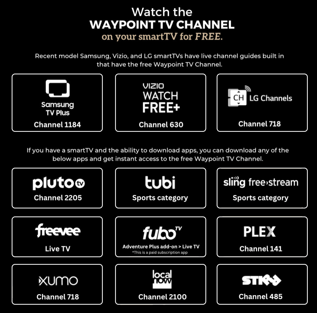 Waypoint TV Options